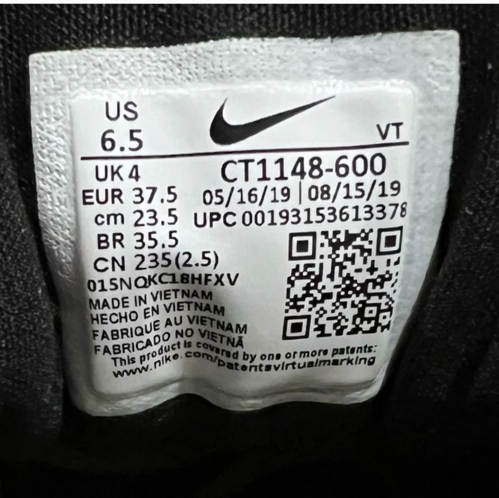 NWOT Nike Air Max 97 Red and Gold Sequins - Picture 2 of 8